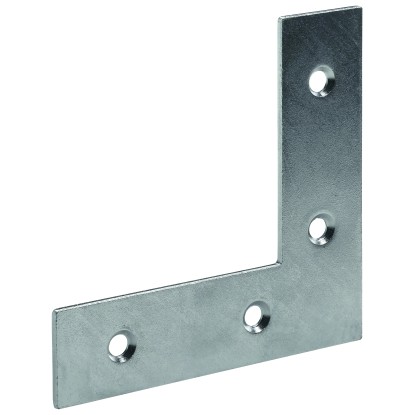 Hettich Rohová spojovacia doštička, pozinkovaná, 80 x 80 x 22 x 2 mm