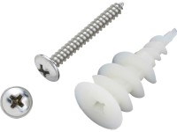 LUX-TOOLS Plast. hmoždinka do sadrokartónu PH2 14x37mm vr.skrutkovPZ2 4x35mm50ks