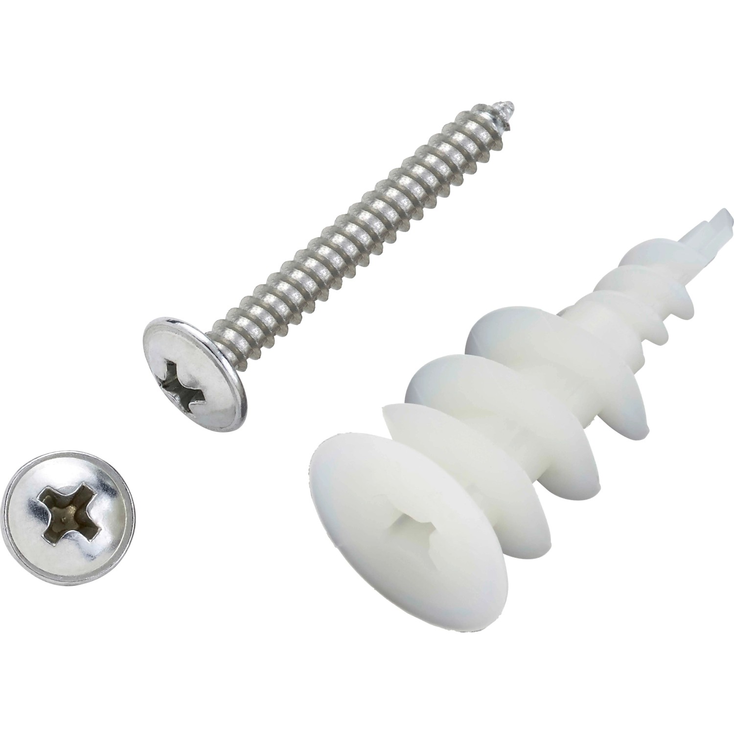 E-shop LUX-TOOLS Plast. hmoždinka do sadrokartónu PH2 14x37mm vr.skrutkovPZ2 4x35mm50ks