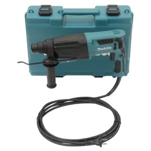 Kombinované kladivo Makita HR2670 s kufrom, 800W SDS-Plus vŕtačka na betón, oceľ a drevo.