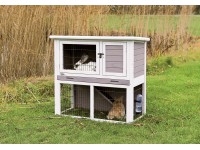 Trixie Koterec pre malé zvieratá Natura s ohradou 104 cm x 97 cm x 52 cm biely