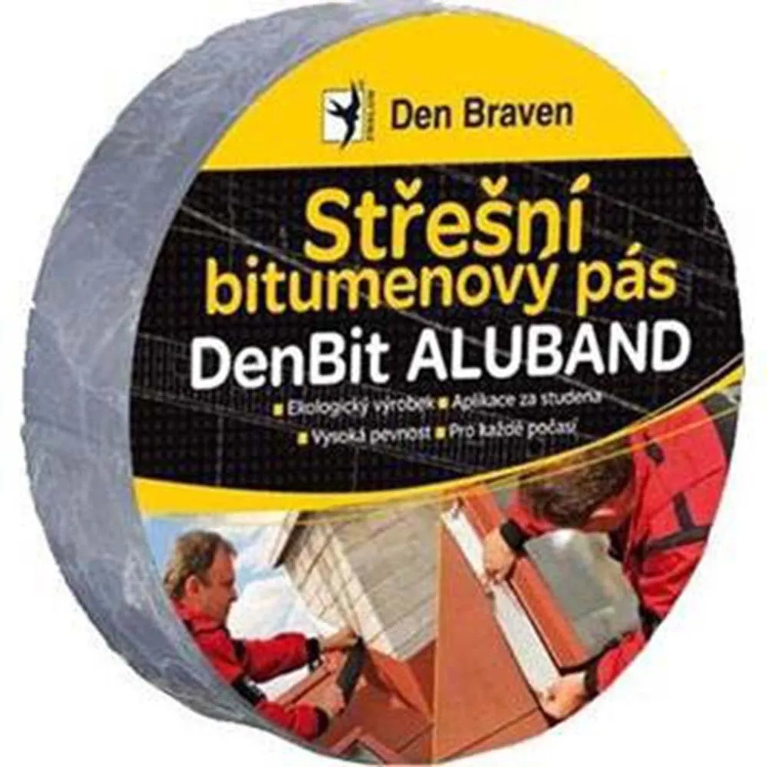 E-shop Den Braven Strešný bitúmenový pás DenBit Aluband PLUS 100 mm x 10 m