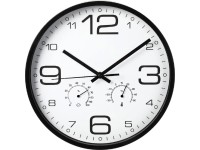 Nástenné hodiny s teplomerom a vlhkomerom, pr. 30,5 cm