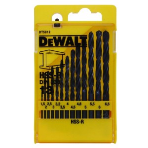 DeWALT Súprava vrtákov do kovu HSS-R, 13-dielna