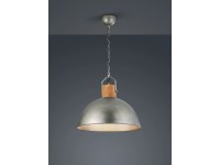 Trio Stropné svietidlo Delhi antický nikel 1-ramenné vintage E27