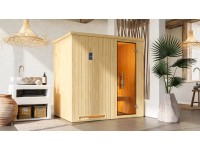 Weka Modulárna sauna Halmstad sklenené dvere 194 x 144 cm x 199
