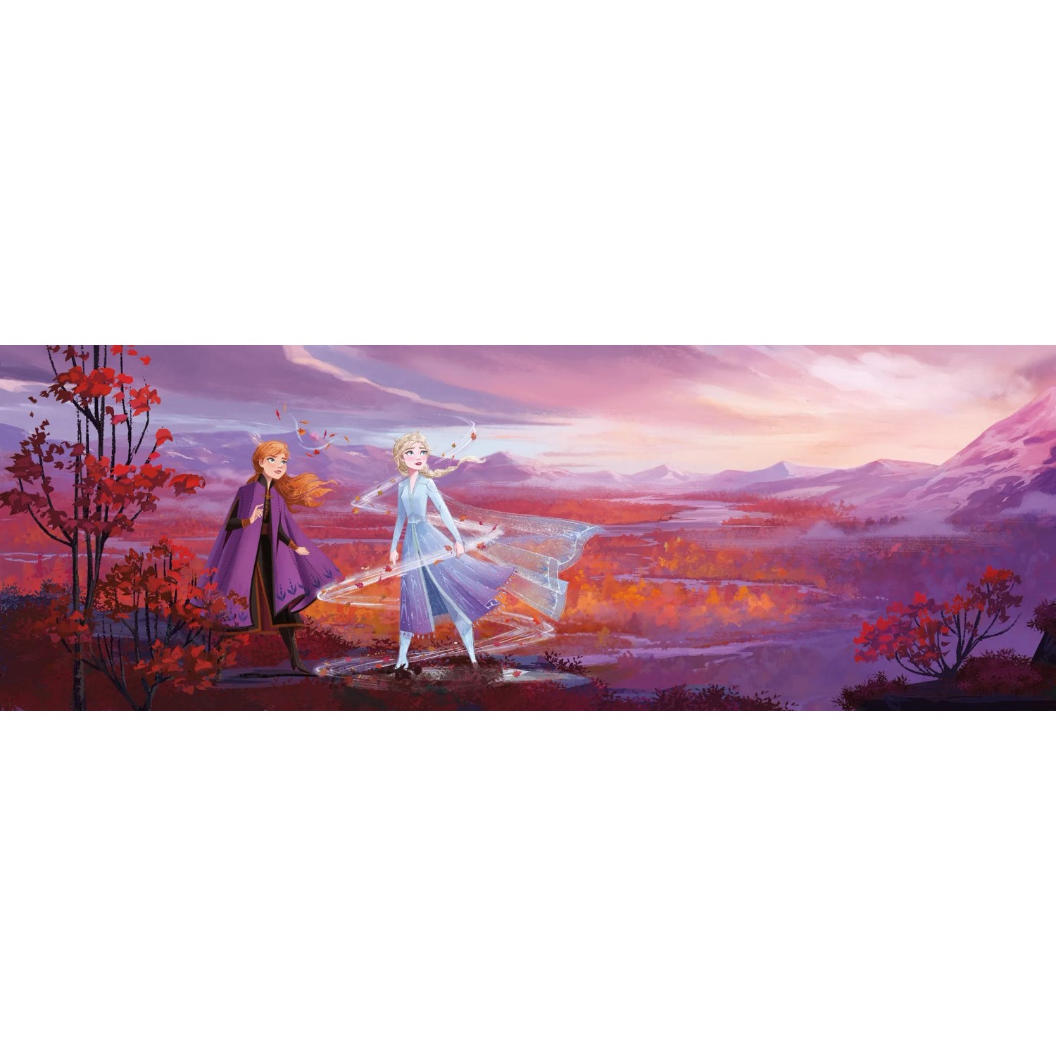 E-shop Komar Papierová fototapeta Frozen Panorama 368 x 127 cm