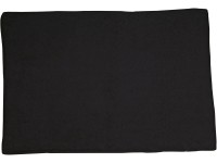 Kúpeľňová predložka z bavlny, čierna, 70 x 45 cm