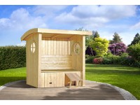 Weka Kryté záhradné posedenie Merano prírodné 171 x 93 cm Weka Kryté záhradné posedenie Merano prírodné 171 x 93 cm