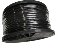 Silový kábel okrúhly CYKY-J 2x2,5 mm, čierna (cievka) - metráž