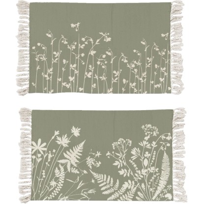 Boltze Koberec s kvetinami sivý rôzne vzory 90 x 60 cm