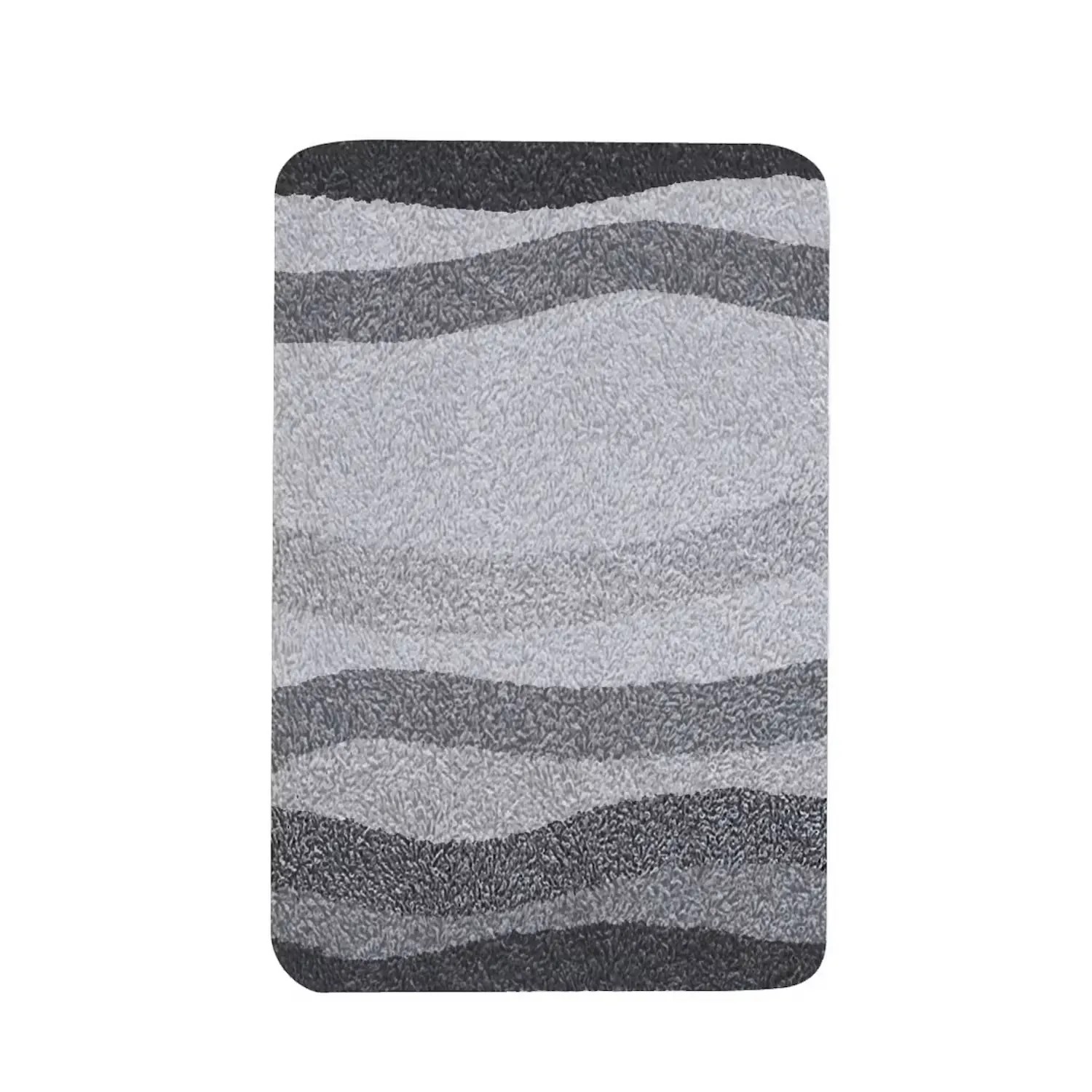 E-shop Kleine Wolke Kúpeľňová predložka Miami bridlicovo sivá 50 x 60 cm