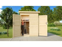 Weka Záhradný domček na náradie Q 415, prírodná, 164,4 x 173,6 x 205,3 cm
