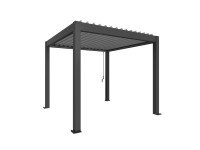 Biohort Pergola 3 x 3 tmavo sivá/strieborná 312 x 312 cm