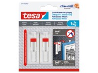 tesa Nastaviteľný nalepovací klinec na tapety a omietku 1 kg, 2 ks tesa Nastaviteľný nalepovací klinec na tapety a omietku 1 kg, 2 ks