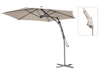 Koopman Slnečník s bočným zavesením béžový, 245 x 380 cm