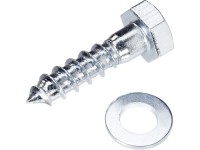 Kotevná skrutka so šesťhrannou hlavou M10 x 30 mm SW10,5 pozink. 20 ks