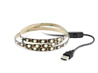 FK technics USB LED pásik TV/PC so spínačom, 4 W, 220 lm, 6000 K, 1 m