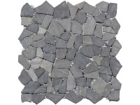 Euro Stone Kamenná mozaika Poly Graphite 30,5 x 30,5 cm Euro Stone Kamenná mozaika Poly Graphite 30,5 x 30,5 cm