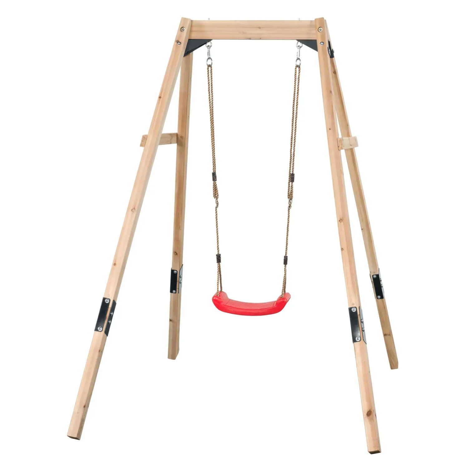 E-shop Swing King Hojdačka Ollie, prírodná, 203 x 128 x 205 cm