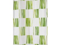 Spirella Sprchový záves Textil Seagrass 180 cm x 200 cm zelený