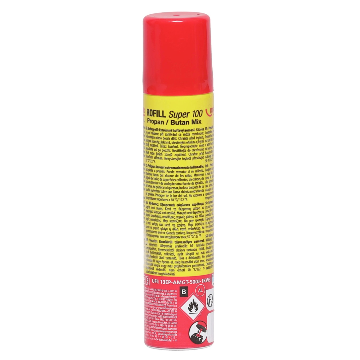 E-shop Rothenberger Náplň do zapaľovačov RoFill Super, kvapalný propán/bután, 100 ml