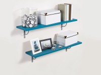 OBI Nástenný regál Monteux 79,5 cm x 19,5 cm x 1,8 cm petrolejový