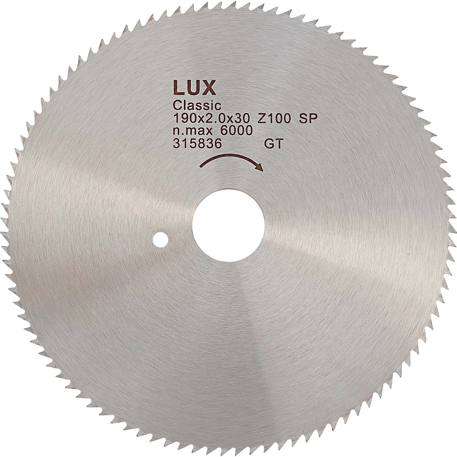 E-shop LUX-TOOLS Pílový kotúč do dreva pr. 190 mm, 100 zubov