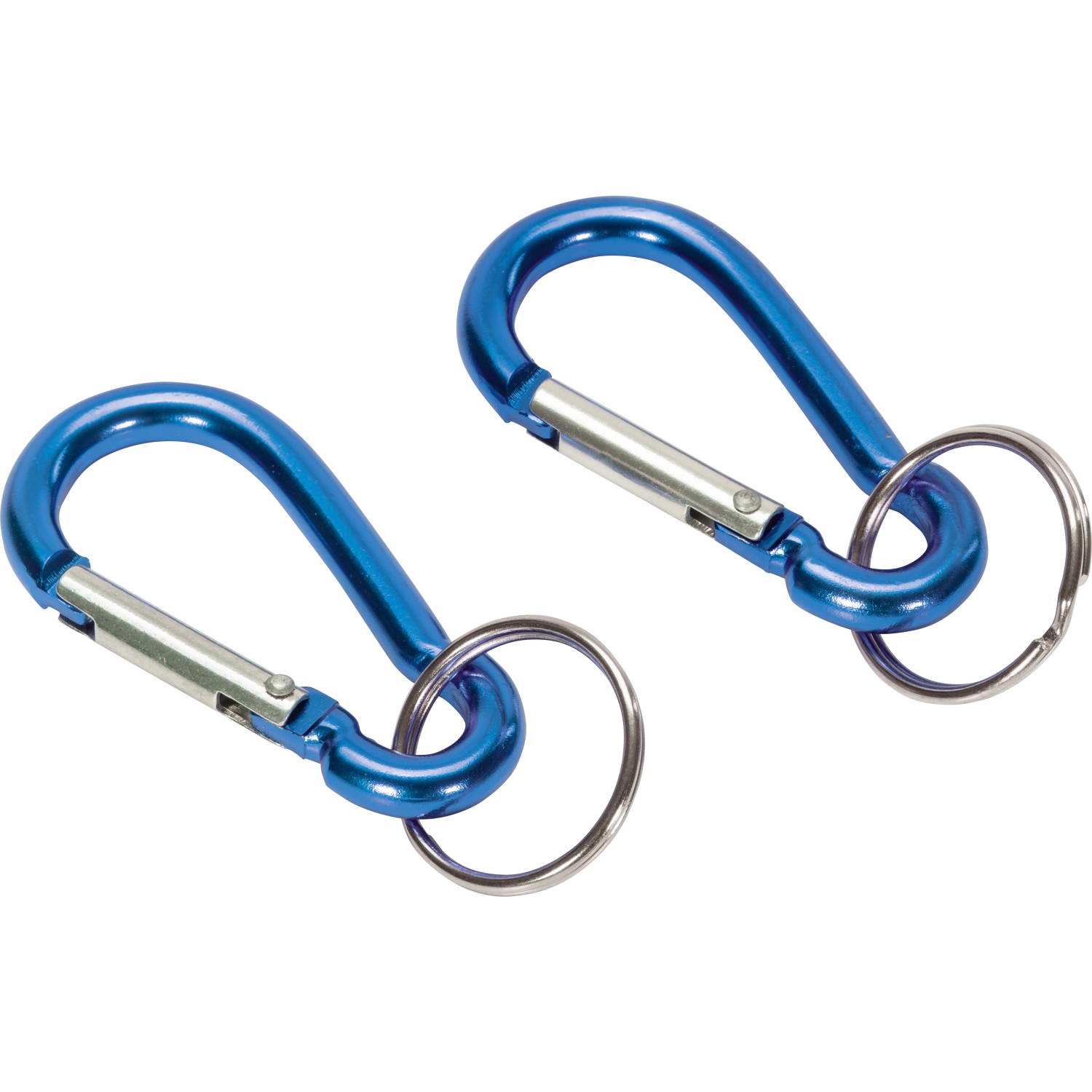 E-shop LUX-TOOLS Hliníková karabína modrá 2 ks, 5 mm