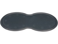 Jollypaw Podložka pod misky prírodná guma 45 x 25 cm tmavosivá