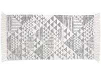 OBI Bavlnený koberec vzorovaný bielo-sivý 60 x 90 cm