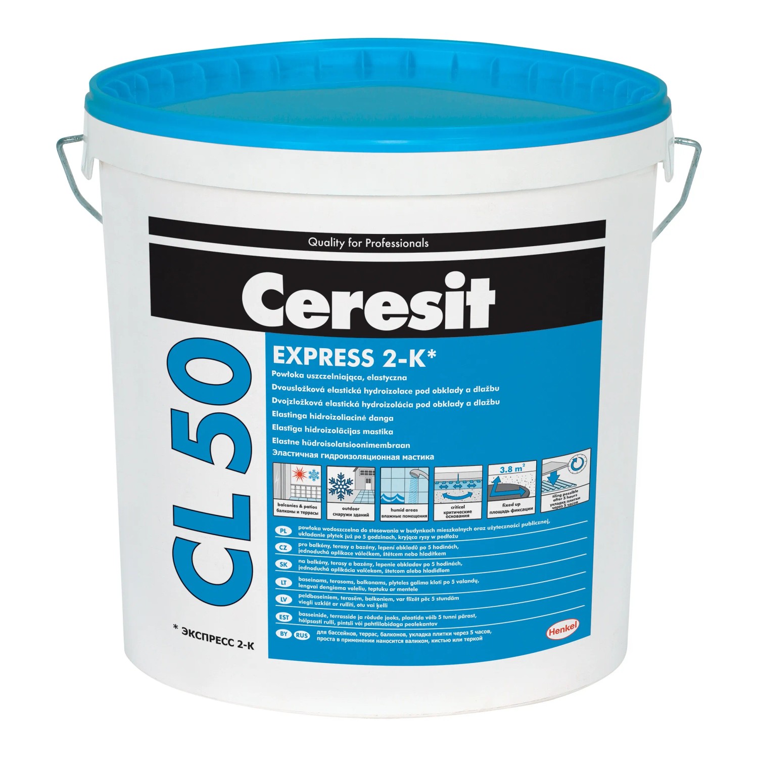 E-shop Ceresit Hydroizolácia CL 50 dvojzložková 12,5 kg