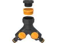 FISKARS Dvojitá prípojka na kohútik Multi On/ Off s 2-cestným ventilom