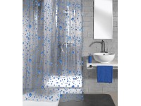 Kleine Wolke Sprchový záves Bubble námornícka modrá 180 x 200 cm