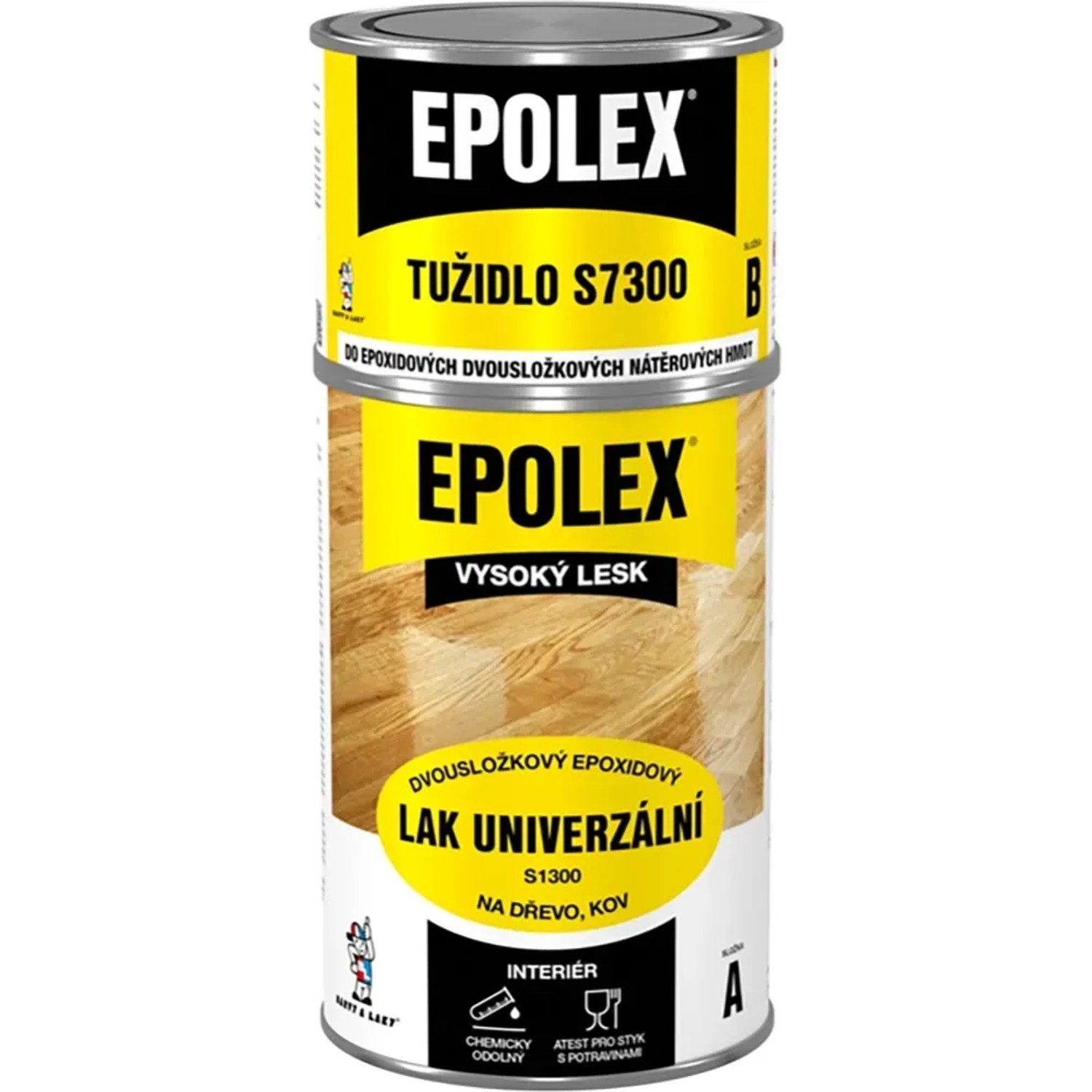 E-shop Epolex Dvojzložkový lak na drevo S1300 + tužidlo 840 g