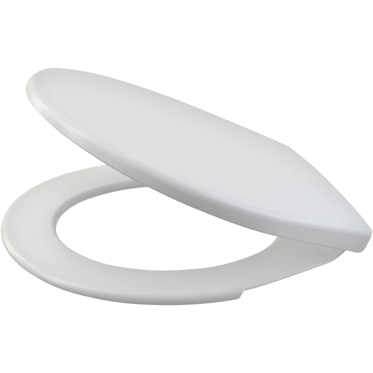 E-shop Alcadrain WC sedátko A60 Antibacterial, polypropylén, plastové pánty, biela