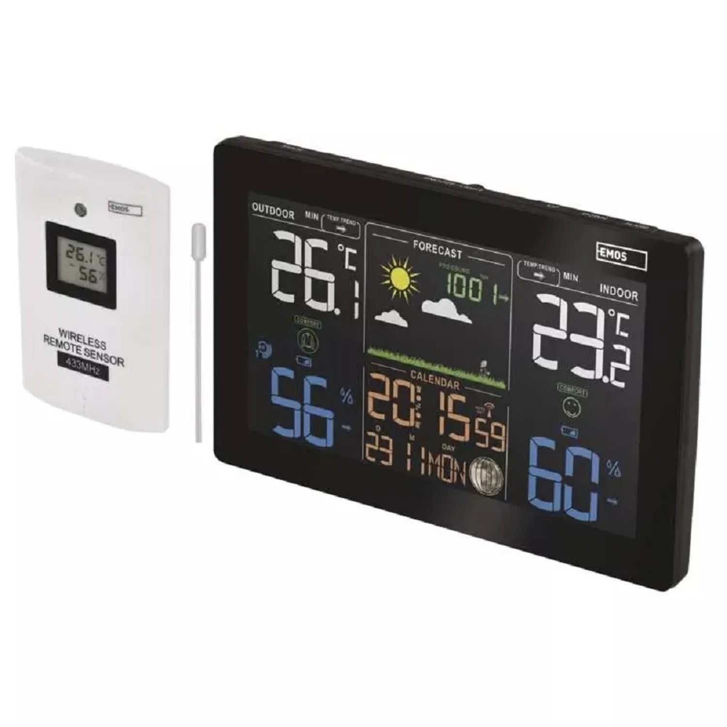E-shop EMOS Domáca bezdrôtová meteostanica E5111