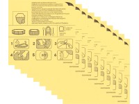 Bestway Samolepiace opravné záplaty, 10 ks, 6,5 x 6,5 cm