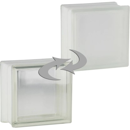Fuchs Design Luxfera Clear View lesklá/mliečne sklo, biela, 19 x 19 x 10 cm