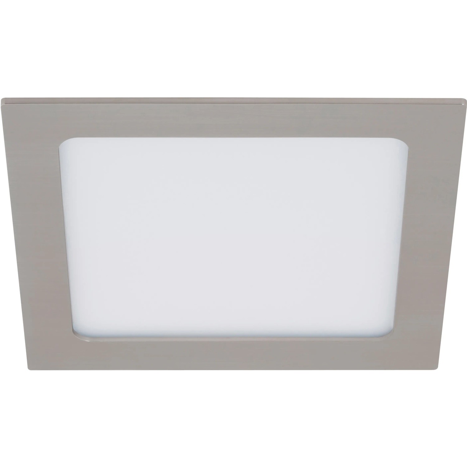 E-shop Briloner Vstavané LED svietidlo matný nikel V: 2,9 cm priemer: 17 cm, hranaté