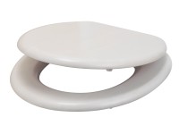 OBI WC sedadlo Moros pravé drevo biela farba