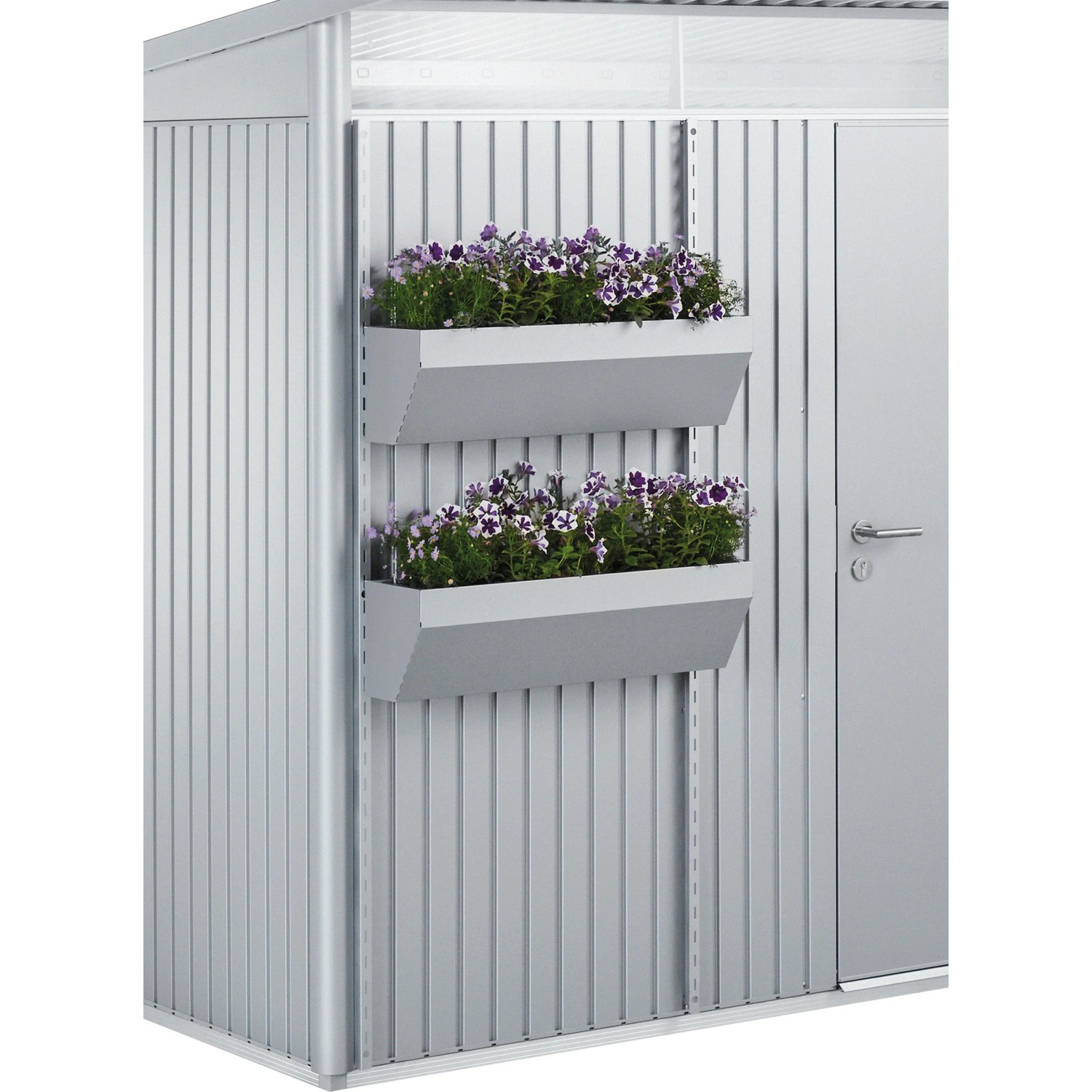 E-shop Biohort Truhlík FloraBoard pre HighLine, Panorama, AvantGard/ECO strieborný