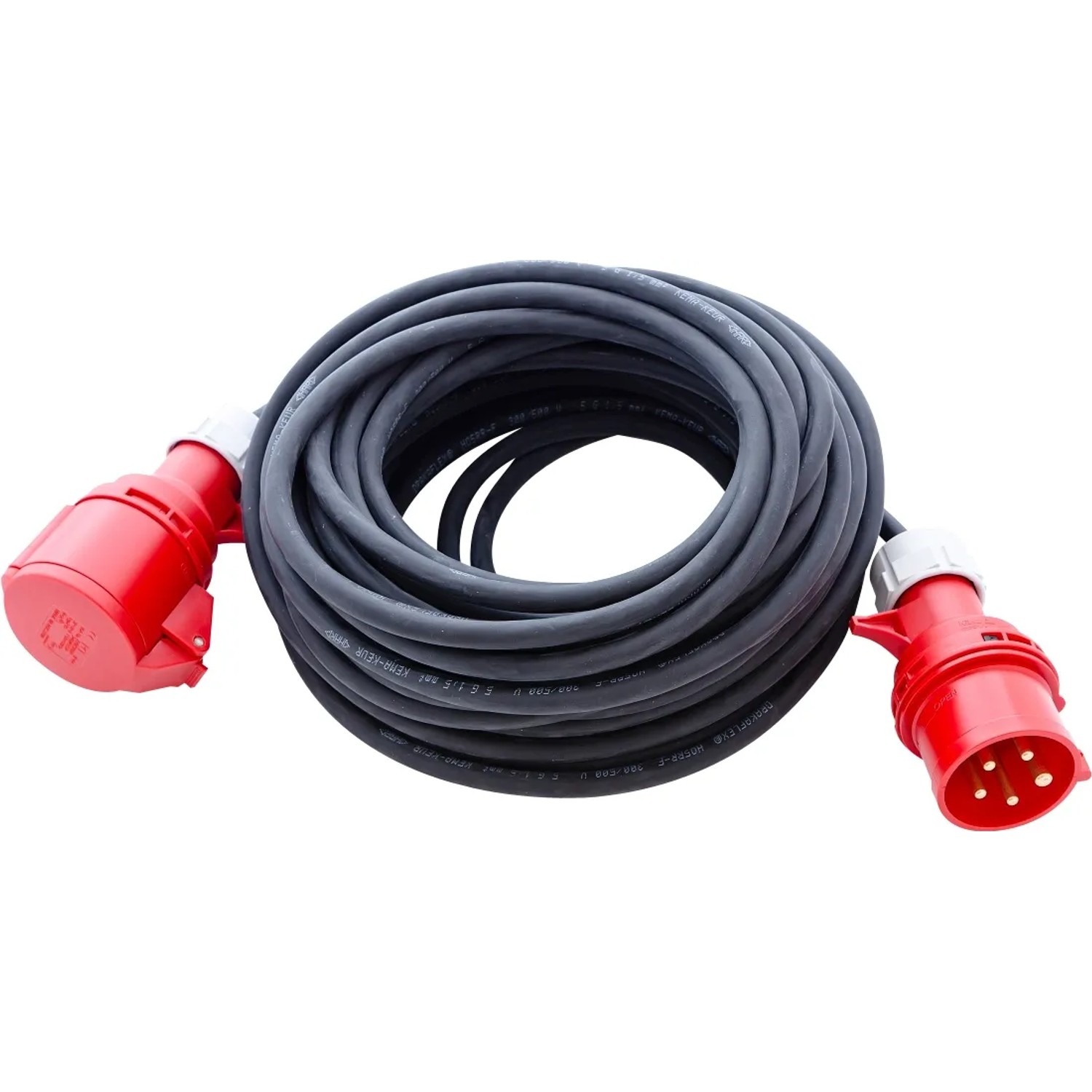 E-shop Munos Predlžovací kábel PROFI 1003821, 400 V, čierny, 20 m