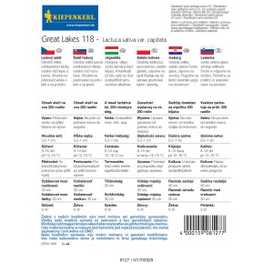 Balíček semien t.b.t. Zeleninová semena: Informácie o siatí, zbere a vlastnostiach.