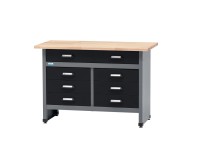 Küpper Odkladací stolík 12129, 7 zásuviek 84 x 120 x 60 cm