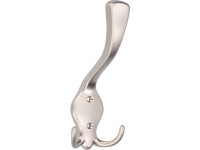 Siro Háčik na klobúky 703 kovový farba matného niklu rozstup otvorov 32 mm