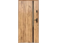 O.K. DOORS Oceľové vchodové dvere HEBE P55 dub Sonoma 80 Ľ