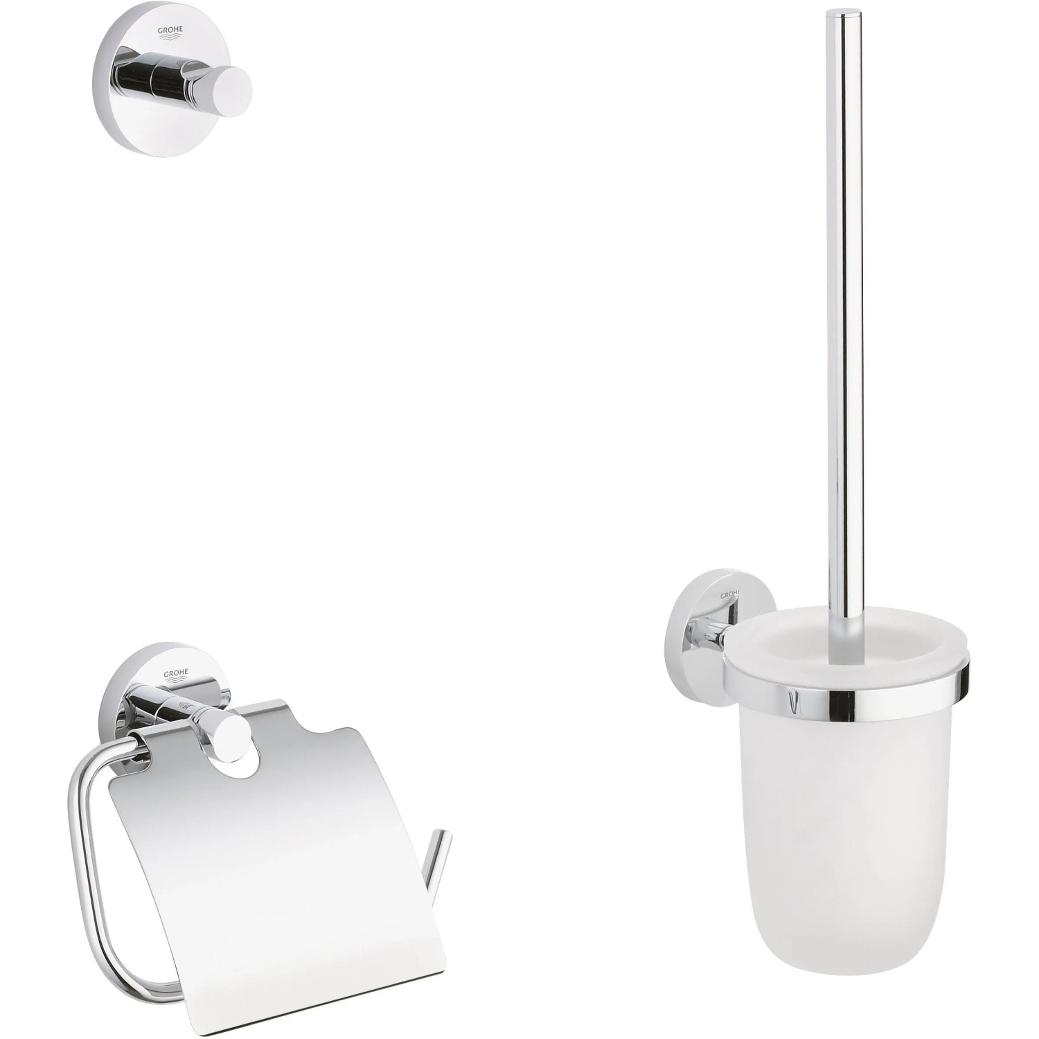 E-shop GROHE Súprava doplnkov pre toaletu 3v1 ESSENTIALS (40407001)
