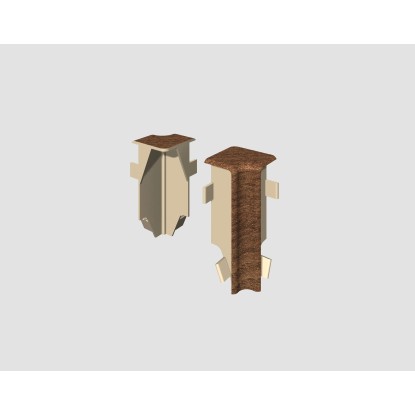 Egger Vnútorný roh pre soklovú lištu CUBICAL orech hnedý, 2 ks