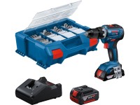 Bosch Professional Aku vŕtací skrutkovač GSR 18V-55 2xaku,nabíjačka+100diel.prís Bosch Professional Aku vŕtací skrutkovač GSR 18V-55 2xaku,nabíjačka+100diel.prís
